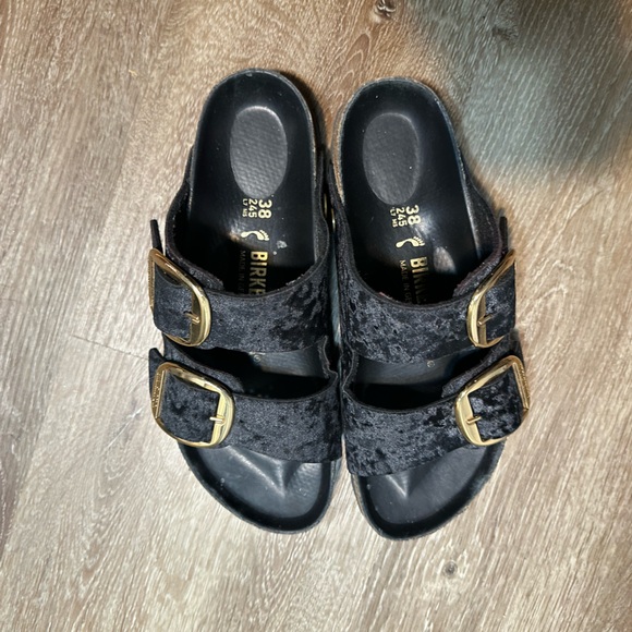 Birkenstock Arizona
Big Buckle Rivet Black Velvet
Black women size 38 - Picture 8 of 16